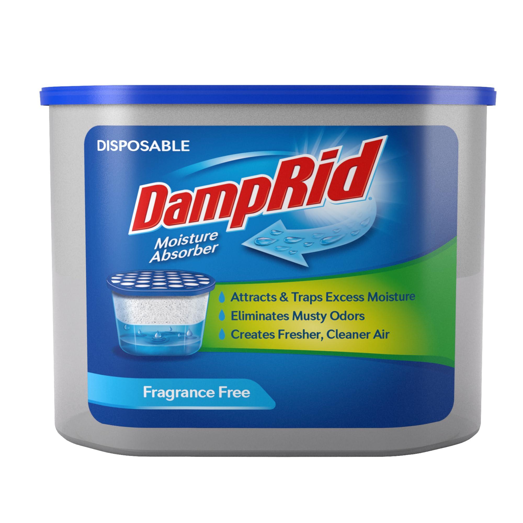 DampRid DampRid FG100 Unscented Disposable Moisture Absorber, 10.5-Ounce,White