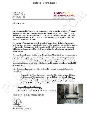 PlushBeds PlushBeds 2\" Medium Firm Topper | Organic Latex| Made in The USA| Luxurious Comfort | Soothing Pressure Point Relief | Support for Shoulders, HIPS, Back, and Knees | King