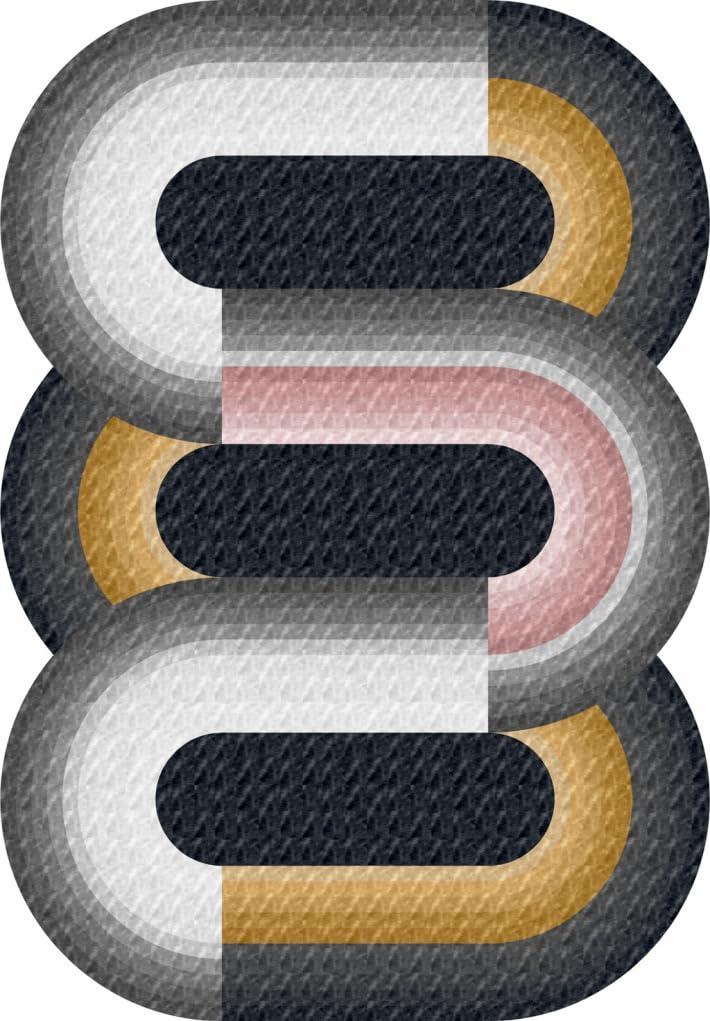 Lxdecao Faux Wool Soft Fluffy Pink Grey Yellow Irregular Area Rug 5x7 Modern Aesthetic Abstract Shaped Rug for Livingroom Bedroom Diningroom Nursery Office Playroom Floor Carpets