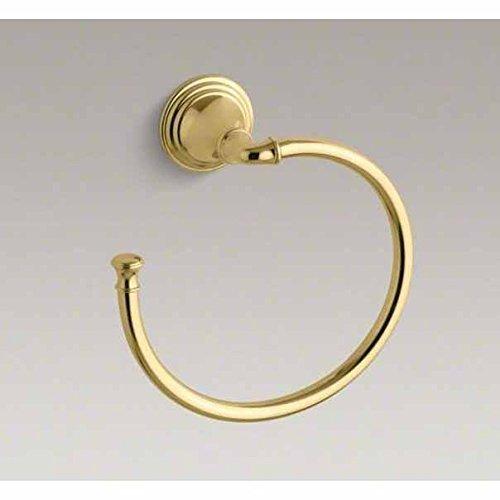 Kohler KOHLER K-10557-PB Devonshire Bathroom -Towel Ring, Vibrant Polished Brass