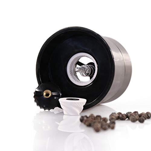 Cuisinox Cuisinox Premium Salt and Pepper Mill and Spice Grinder with Ceramic Mechanism, 4" x 5", Black