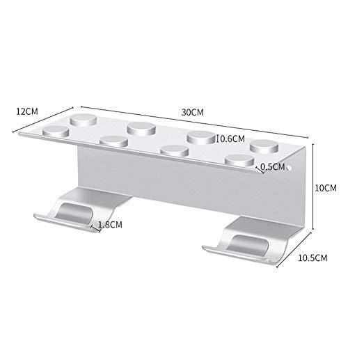 Buwico Buwico BUBM Wall Mount Holder for Dyson Airwrap Styler,Aluminum Alloy Wall Storage Organizer Stand Rack for Dyson Airwrap Pre-Styling Dryer (Only the Holder is sold, Not Included Hair Dryer)