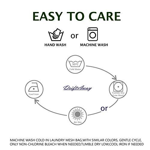 DriftAway DriftAway Thermal Insulated 100 Percent Darkening Blackout Curtain Liner 2 Panels Each Liner Size 50 Inch by 92 Inch Rings Included Off White Panel