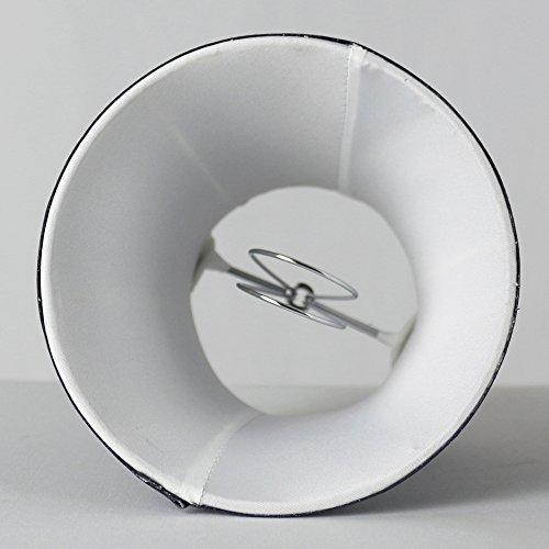 MERIVILLE Meriville Set of 6 Blue Faux Silk Clip On Chandelier Lamp Shades, 3.5-inch by 5-inch by 4.75-inch