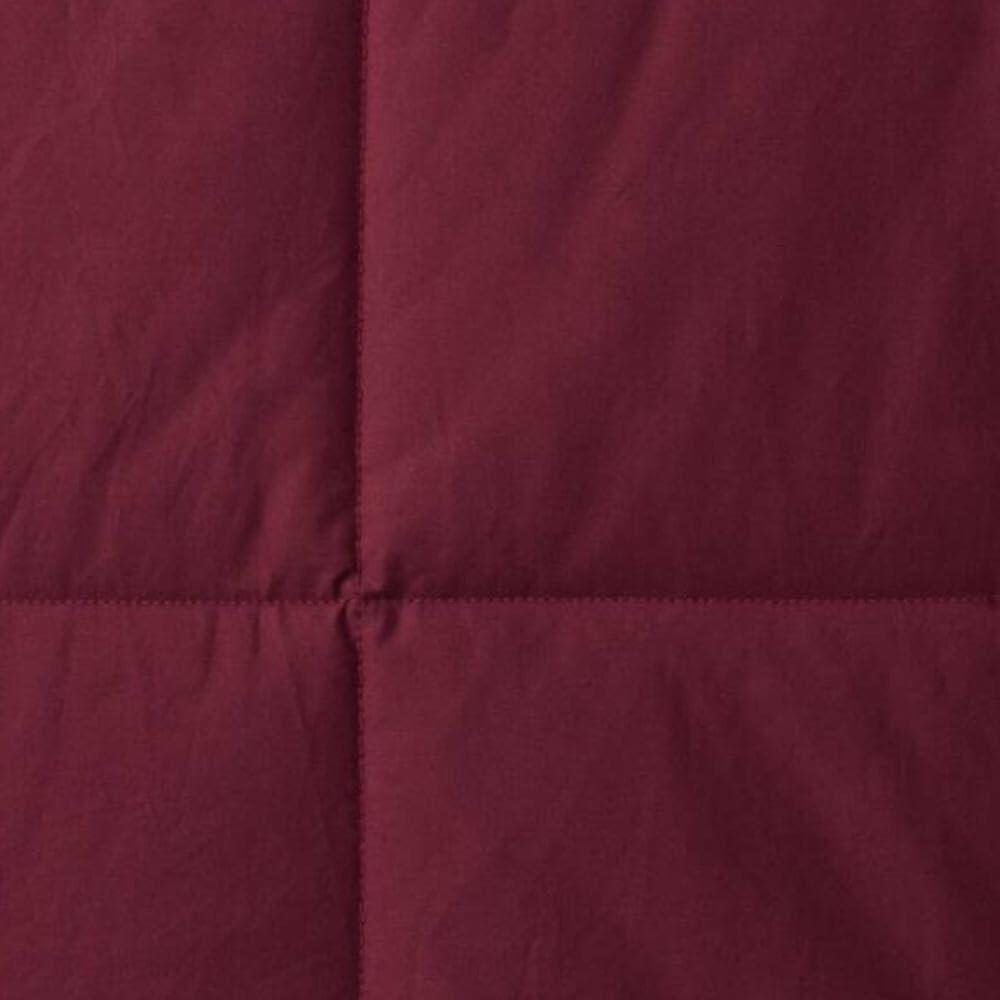 Bed Bath & Beyond Bed Bath & Beyond Full/Queen Down Cotton Blanket Hypoallergenic Merlot