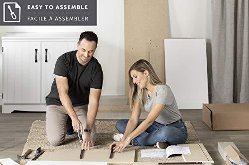 South Shore South Shore Ulysses Bookcase Headboard with Doors, Twin, Blueberry