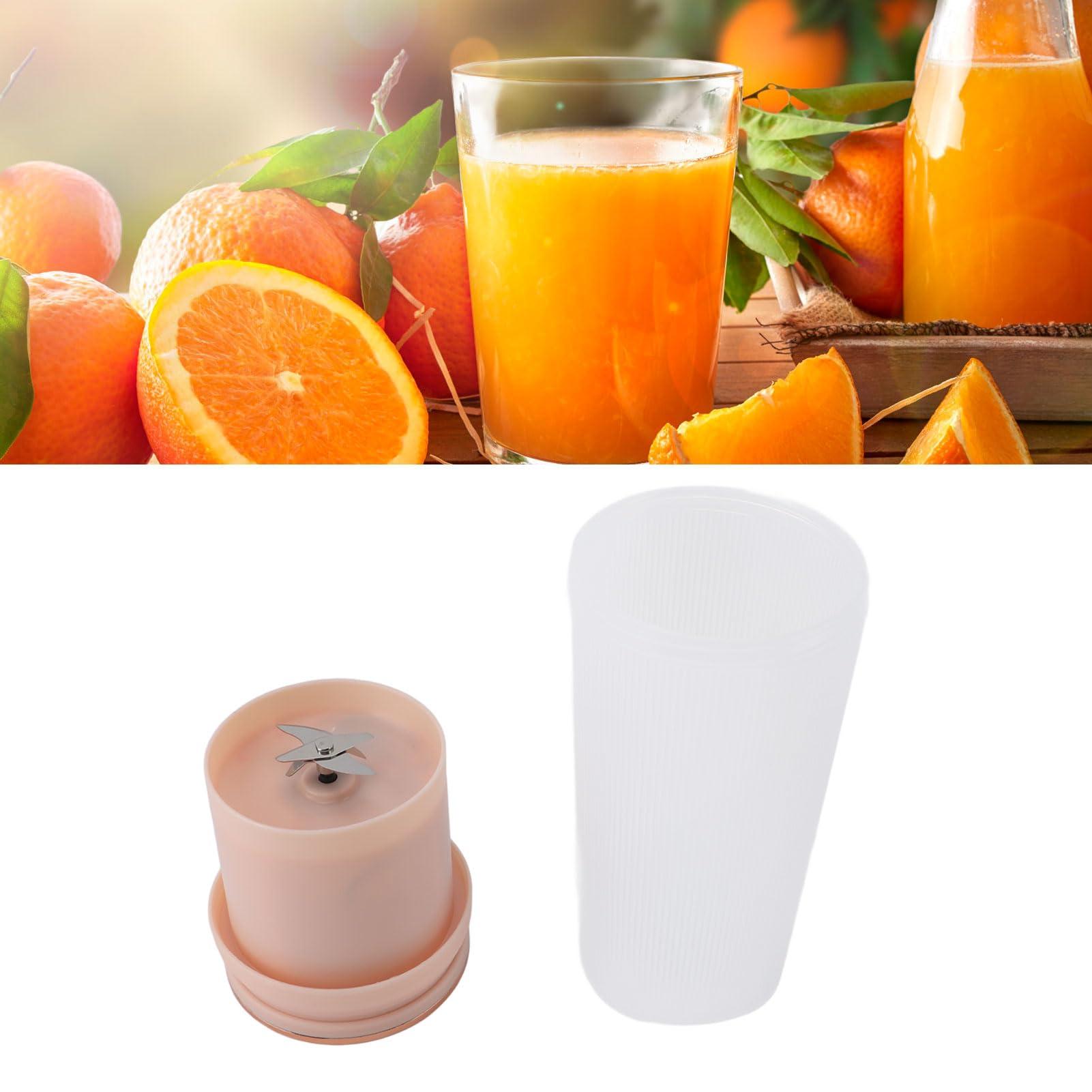 Haofy USB Rechargeable Mini Blender, 4 Blade Design Portable Juicer Cup with 300ml Capacity, Easy To Use for Home, Office, School, or Travel, Made from Food Grade Material ()