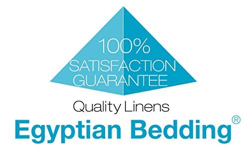 Egyptian Bedding Luxurious 1200 Thread Count Egyptian Cotton 1200TC Down Comforter & Duvet Set, California King, Black Solid 1200 TC