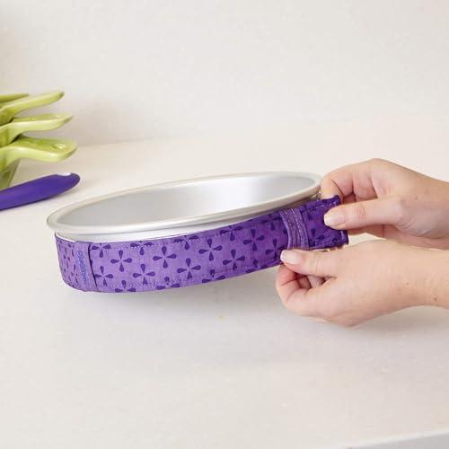 Wilton Wilton Bake-Even Cake Pan Strips - Use Cake Strips on Baking Pans for Evenly Baked Cakes, 6-Piece Set, (2) 35 x 1.5-Inch, (2) 25 x 1.5-Inch and (2) 10 x 1.5-Inch