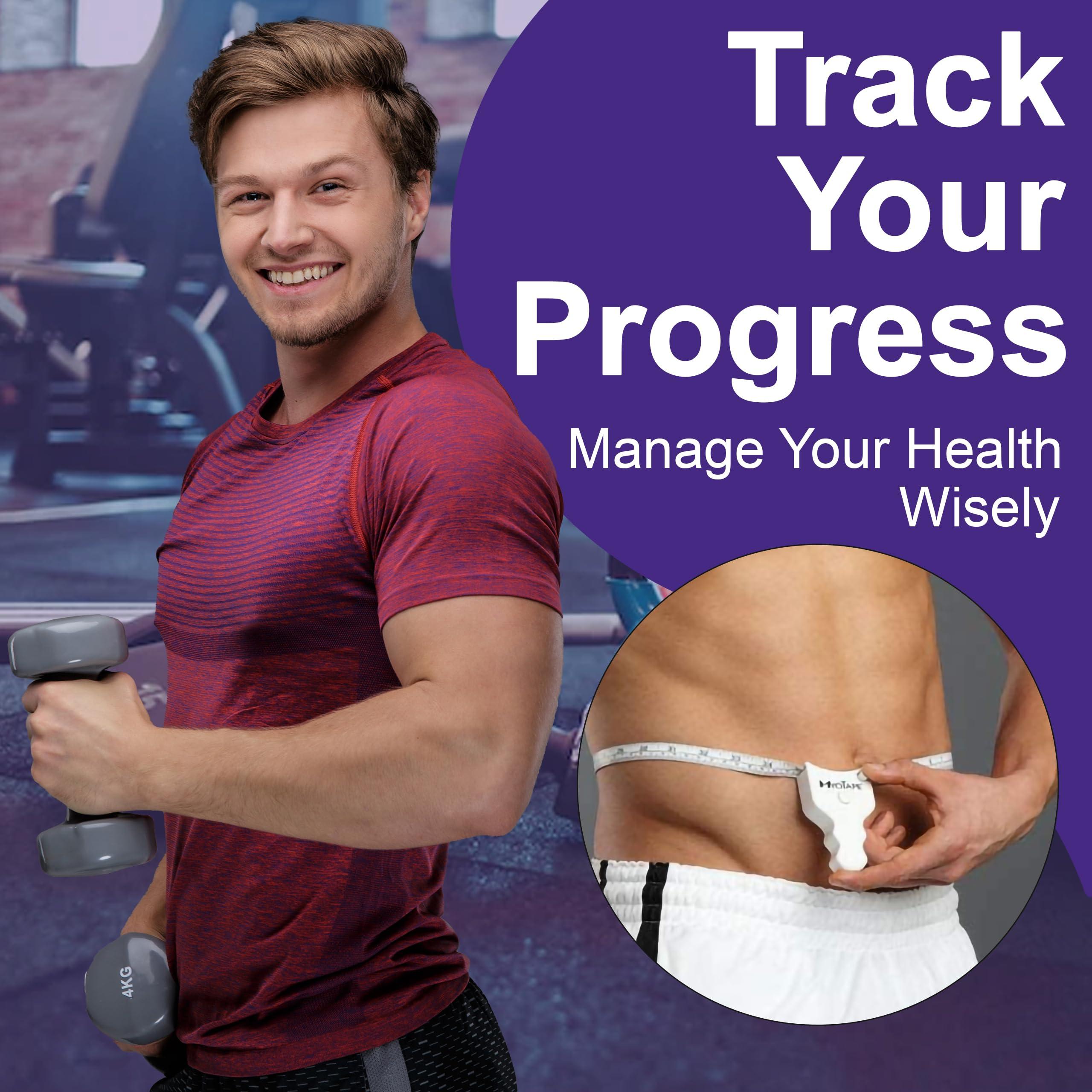 MyoTape MyoTape Body Measure Tape - Arms Chest Thigh or Waist Measuring Tape for Personal Trainer or Home Fitness Goals