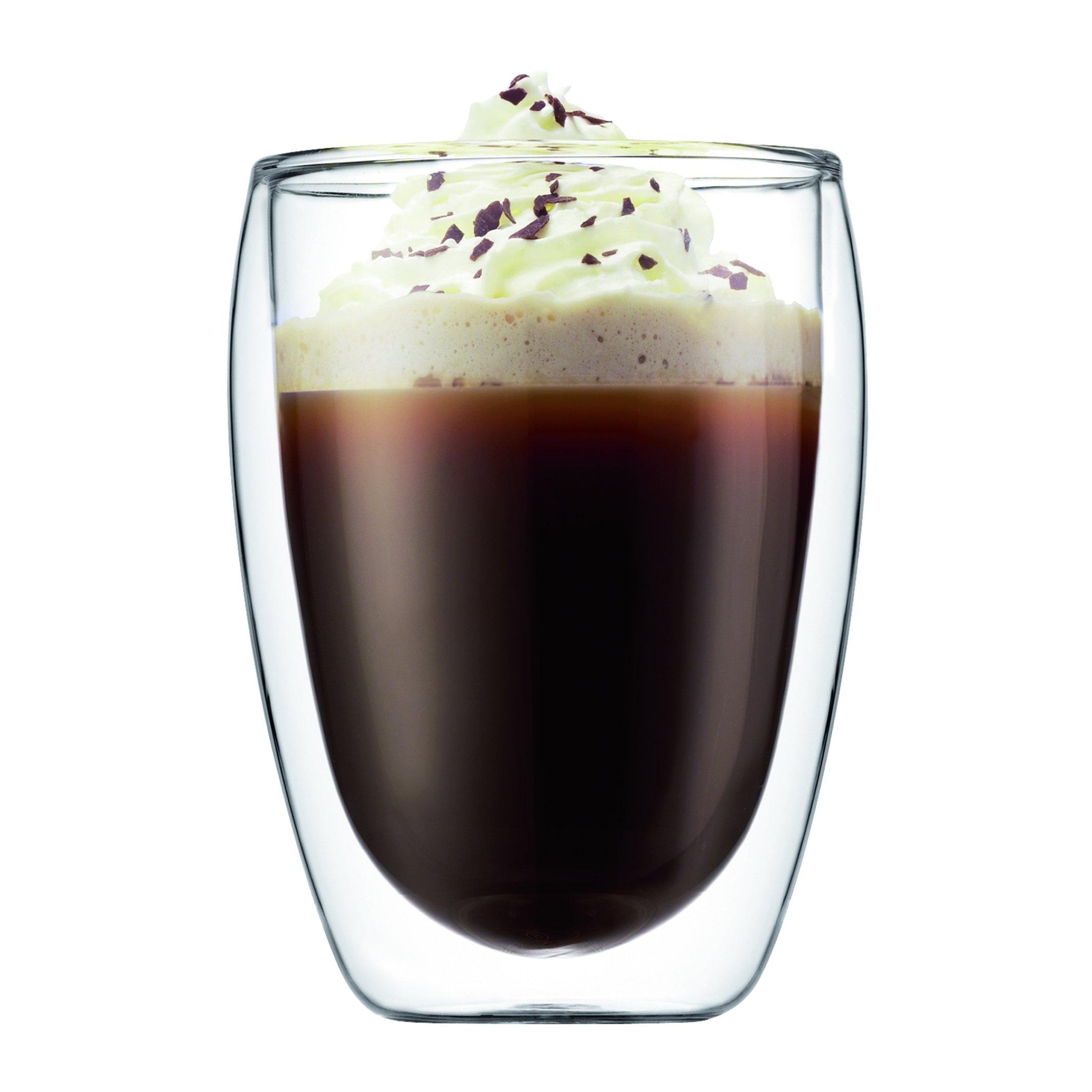 Bodum Bodum 12oz Pavina Double Wall High-Heat Borosilicate Glass, Set of 2, Clear