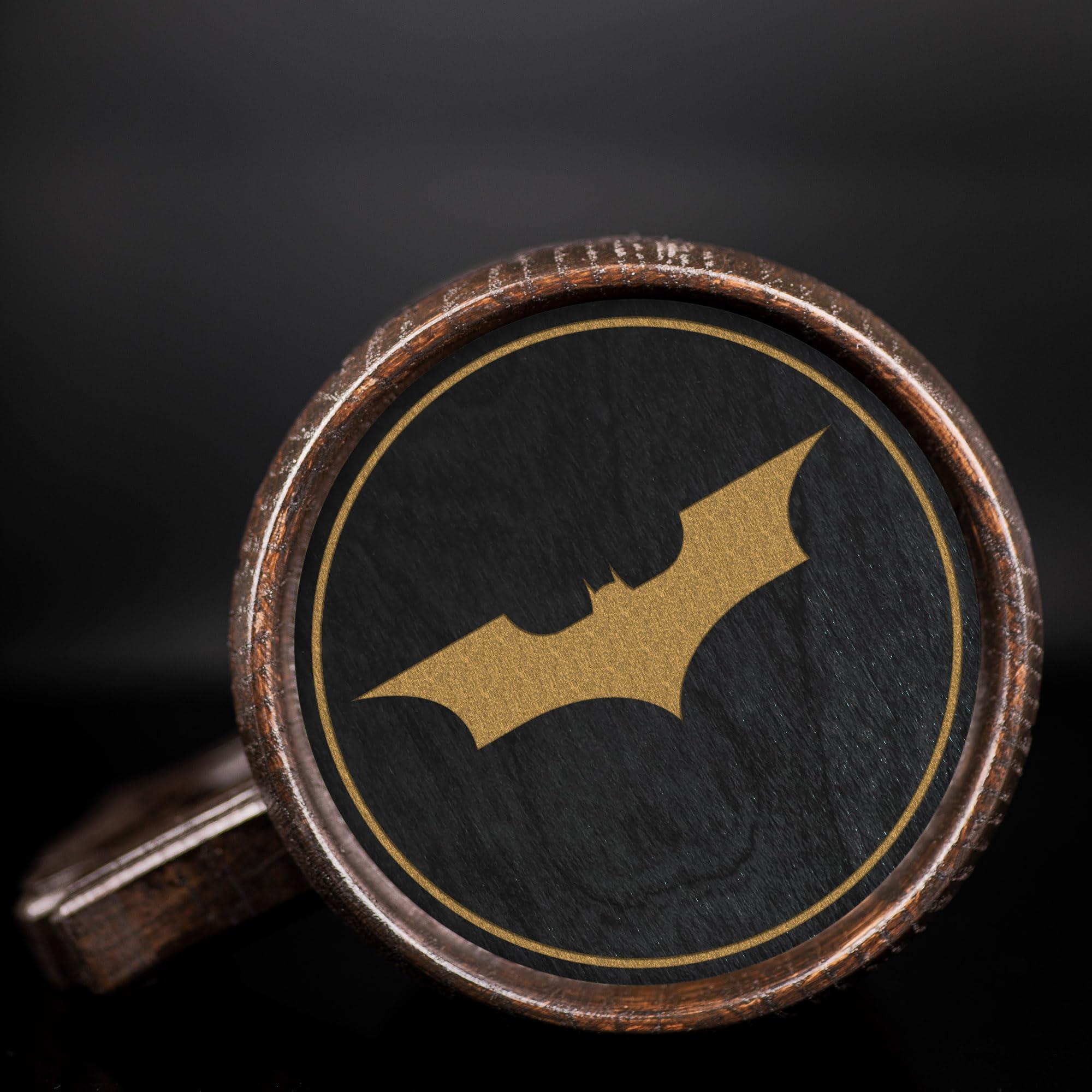 WildMugs DK Beer Mug, Personalized Stein, Wooden Tankard