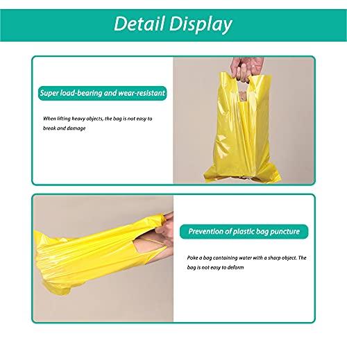 PPXMEEUDC PPXMEEUDC 54PCS Plastic Handle Bag Plastic Party Favor Bags Party Gift Bags for Birthday Party Gift Shop Retail Bag Halloween Christmas Thanksgiving Candy Cookies Dessert