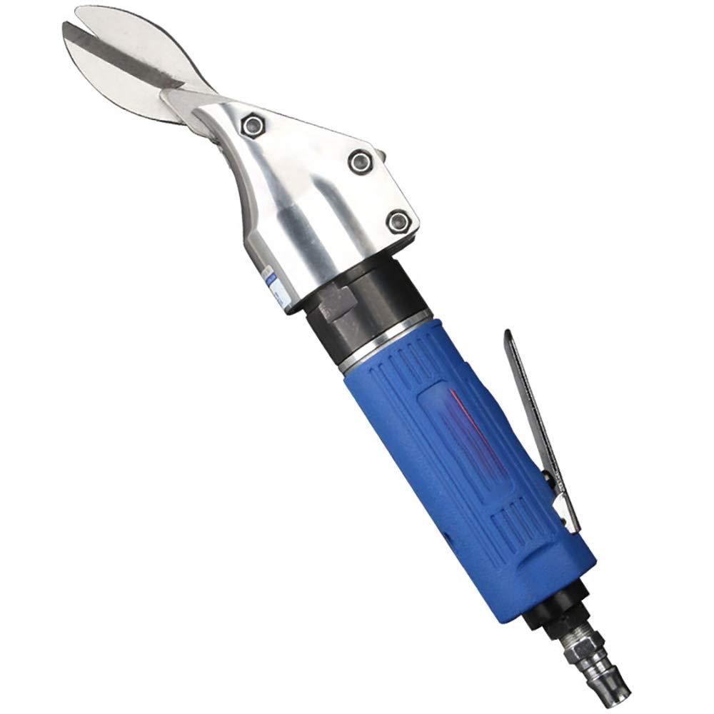 NEWTRY NEWTRY Pneumatic Air Scissors Heavy Duty Air Shears Power Metal Stainless Steel Shear Cutter Scissor Cutting Tool for Metal Sheet Diamond Mesh Iron (W-3101 Red)