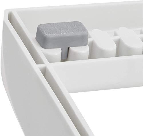 YouCopia YouCopia StoreMore Adjustable Bakeware Rack, Cookie Sheet Baking Pan and Tray Organizer for Kitchen Cabinet and Pantry Storage, Standard, White