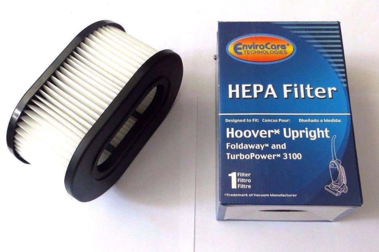 EnviroCare EnviroCare Replacement HEPA Filtration Vacuum Cleaner Filters Designed to Fit Hoover Fold Away Turbo Power 3100 HEPA Pleated Filter, Upright, Bageless, Widepath Vacuum Cleaners 1 Filter