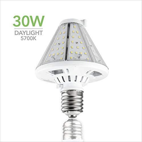 Green Light Depot GREENLIGHTDEPOT 30W LED Corn Bulb Post Top - Top Socket - Mogul Base (E39) - (UL)