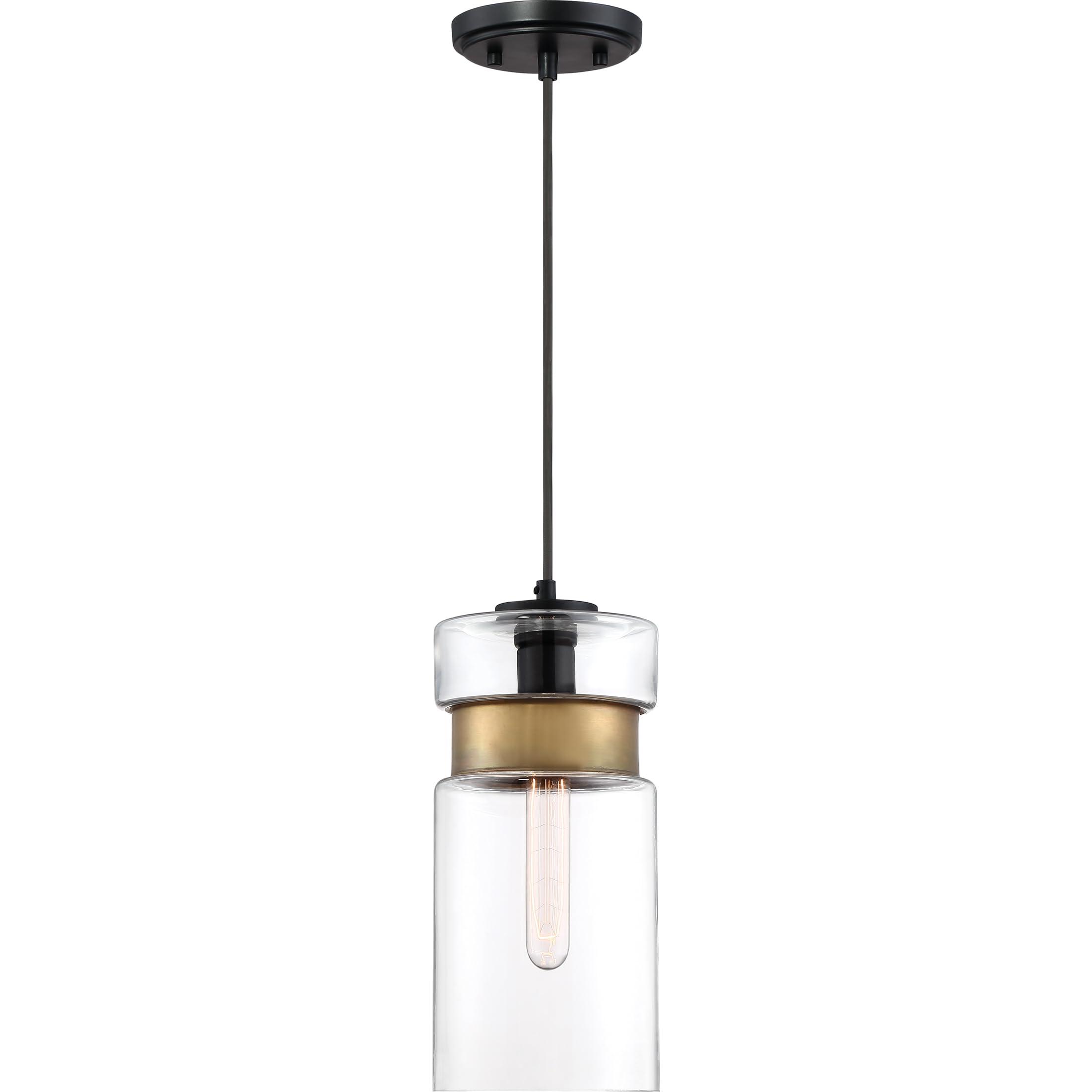 Quoizel Quoizel Gathering 1-Light Mystic Black Mini Pendant Light