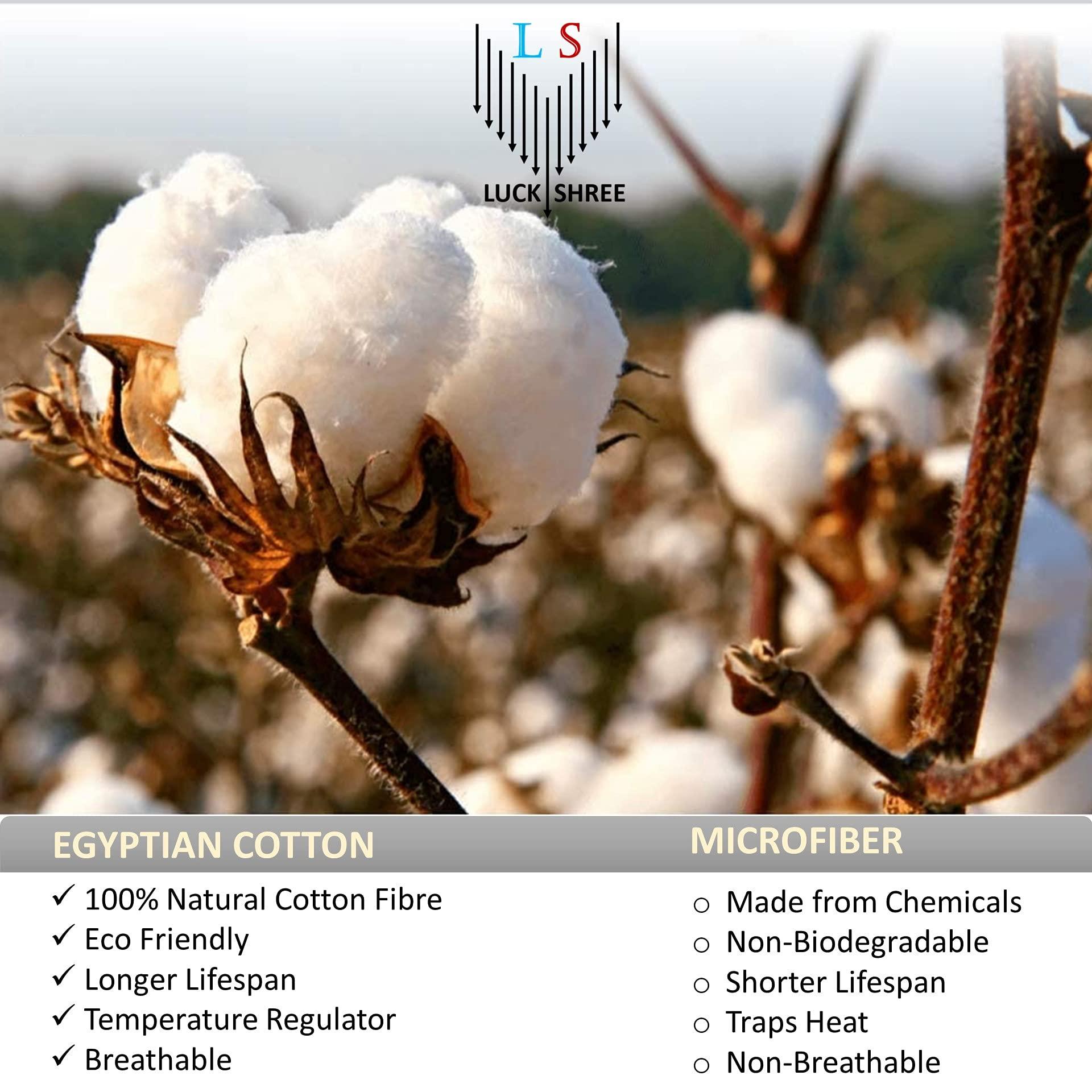 LuckShree 100% Egyptian Cotton Sheets, Sage Solid-Split Cal-King Sheets Set, 600 Thread Count Extra Long Staple Cotton, Sateen Weave for Soft and Silky Feel, Fits Mattress Upto 10\'\' DEEP Pocket Mattress