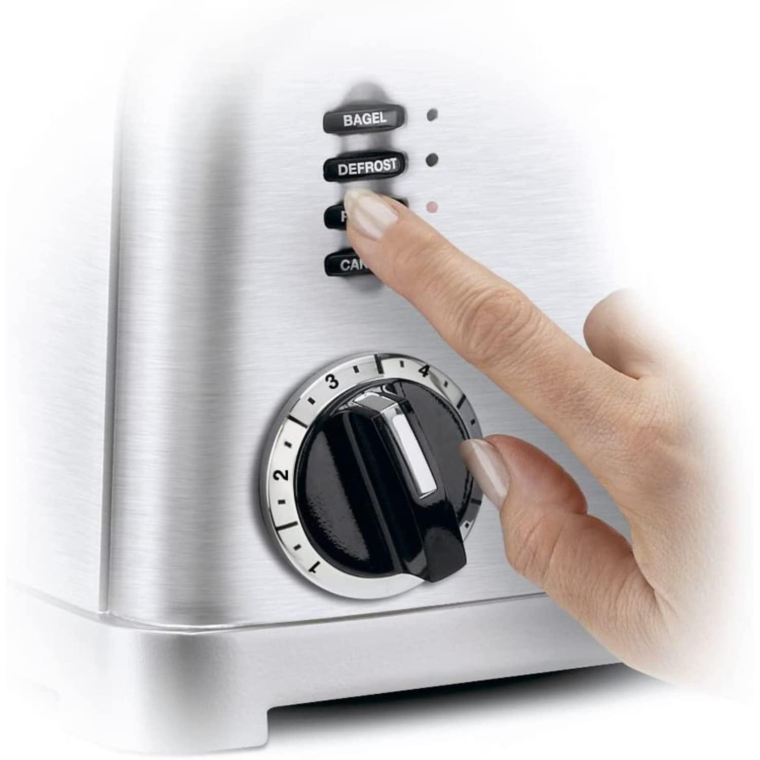 Cuisinart Cuisinart TOB-40N Custom Classic Toaster Oven Broiler, 17 Inch, Black & CPT-160 Metal Classic 2-Slice Toaster, Brushed Stainless