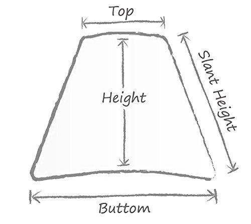 Upgradelights 8 Inch Mica Lamp Shade Replacement Clip on Lamp shade