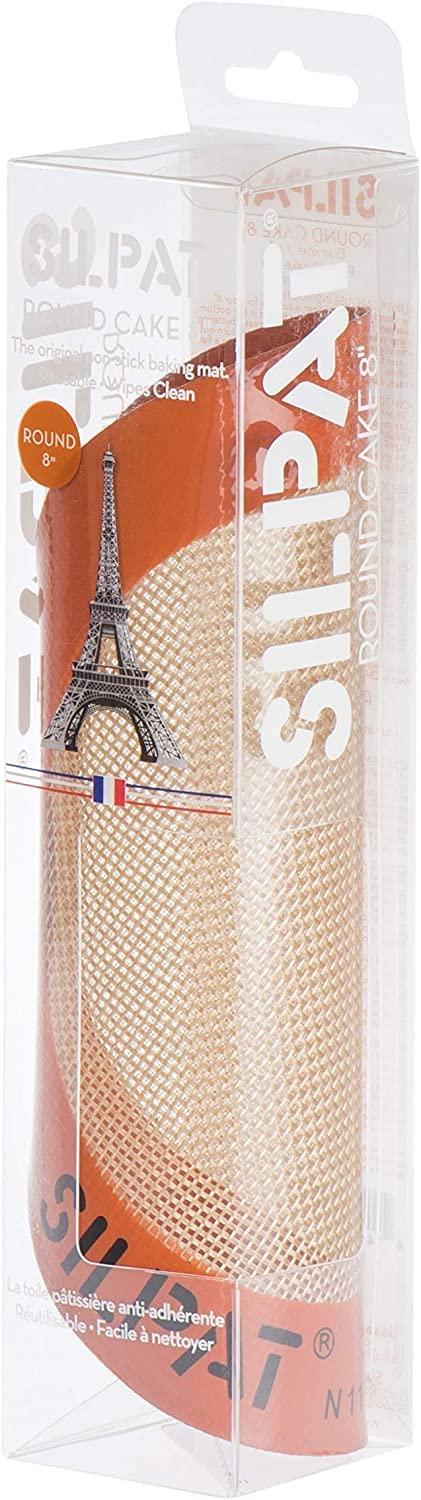 Silpat Silpat The Original Round Cake Liner Non-Stick Silicone Baking Mat, 8\", AH197-01