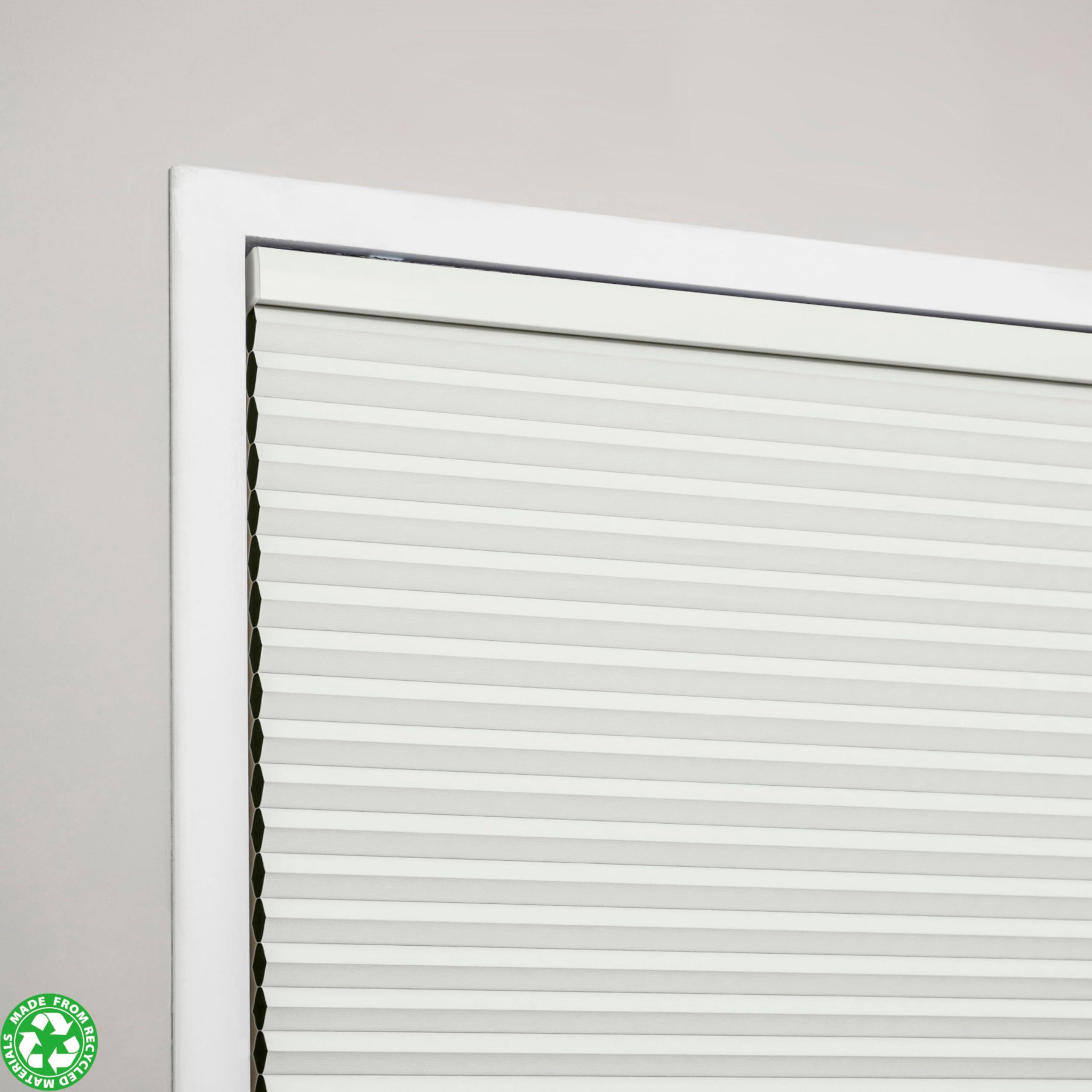 Eclipse Eclipse Blackout Cellular Window Shade - Cordless Honeycomb Shades, Stylish Window Covering, Easy Lift System, Blinds for Windows, Pet & Children-Safe, 69.5 W x 84 L, Ivory