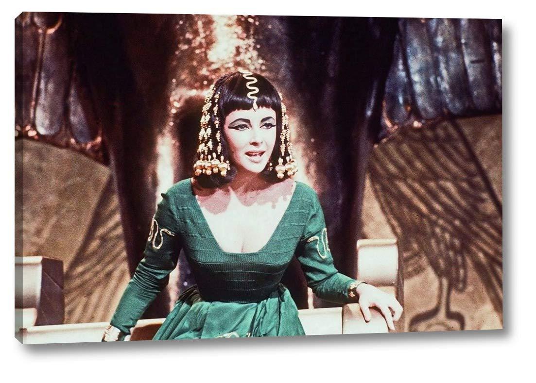 Canvas Art USA Elizabeth Taylor - Cleopatra by Hollywood Photo Archive - 25\" x 38\" Canvas Art Print Gallery Wrapped - Ready to Hang