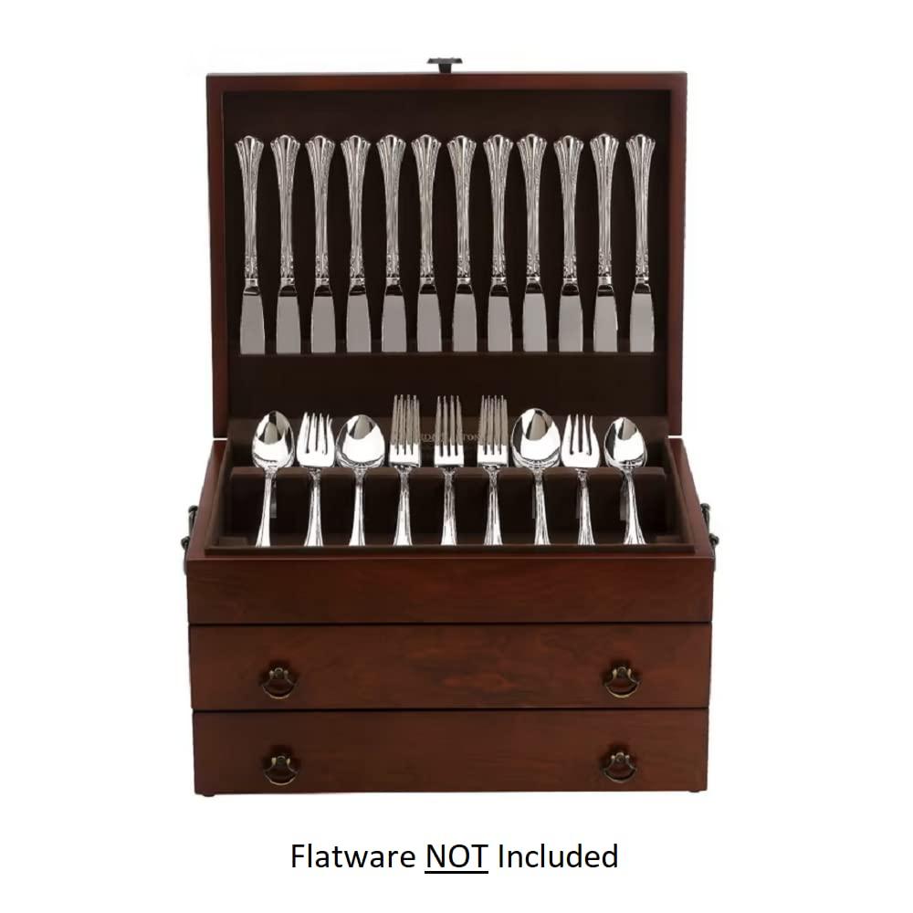 Reed & Barton Reed & Barton 43M Bristol Grande Mahogany Flatware Chest,Brown