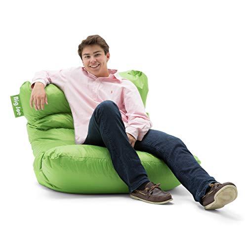 Big Joe Big Joe Roma Bean Bag Chair, Spicy Lime Smartmax, Durable Polyester Nylon Blend, 3 feet