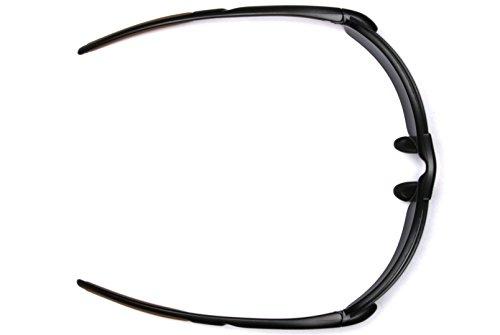 Carhartt Pyramex Safety Products CHB310D Carhartt Spokane Safety Glasses, Clear Lens with Black Frame, Clear