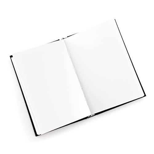 Pentalic Pentalic 4" x 6" Traditional Hardbound Sketchbook, 220 Pages, Black