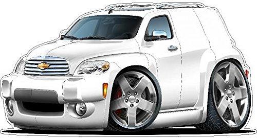 FatCat Wall Graphics Chevy HHR LS Wall Decal 3D Cartoon Car Movable Stickers Vinyl Wall Stickers for Man Cave Garage Decor Boys Room