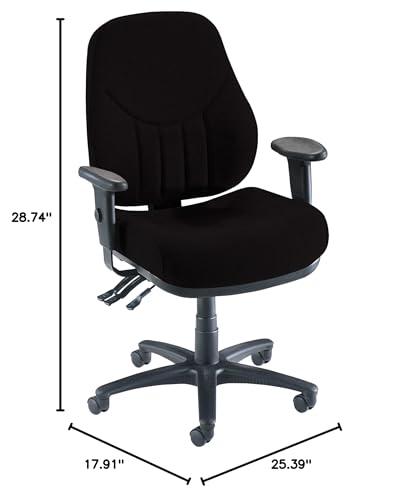 Lorell Lorell Baily High-Back Multi-Task Chair, Black
