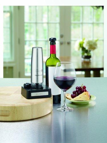 Waring Waring Pro WP55 Cordless Wine Preserver, Black/Brushed Stainless
