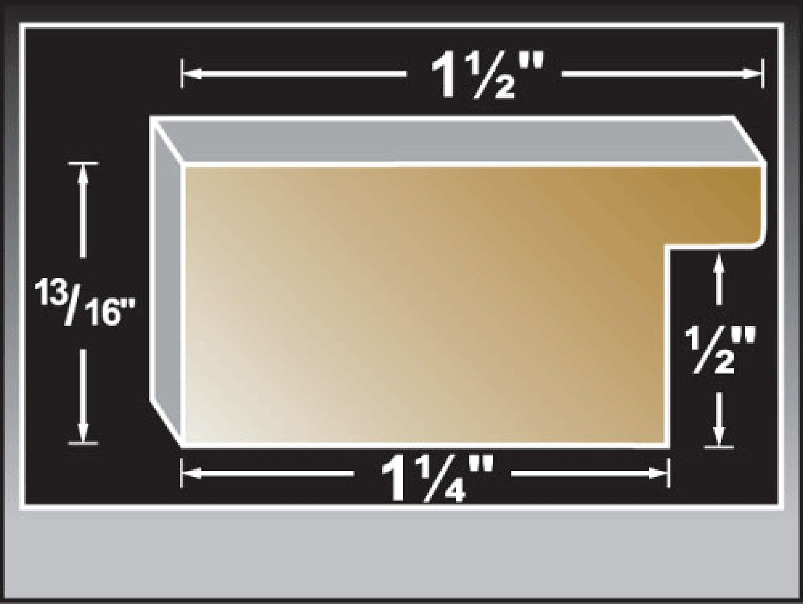 Frame USA Frame USA Decorate-It Series 8x10 DIY Unfinished Wood Arts and Crafts Frame (1.5-Inch Profile Width)