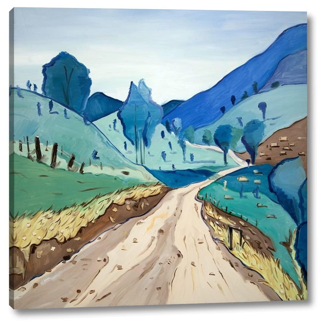 Canvas Art USA TUSCANY TRAIL by Atelier B Art Studio - 30\" x 30\" Canvas Art Print Gallery Wrapped - Ready to Hang