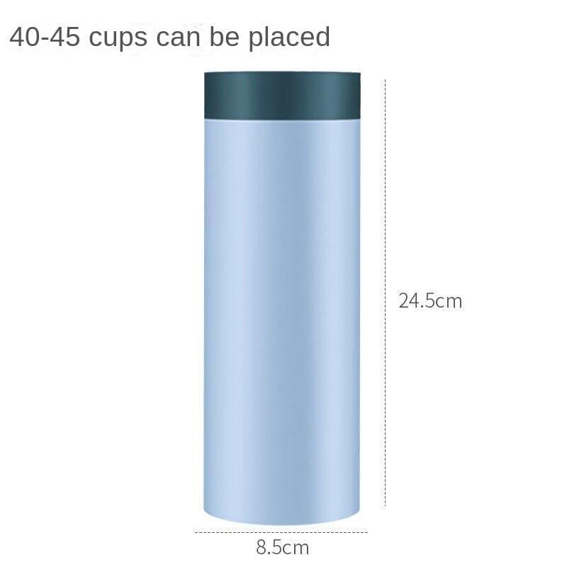 TiStm TiStm Cup Dispenser Cup Holder Disposable Paper Cup Dispenser, Wall-Mounted Plastic Water Dispenser Cup Holder, Cup Container Paper Cup Framewater Dispenser for Home Office Stands (Color : OneColor)