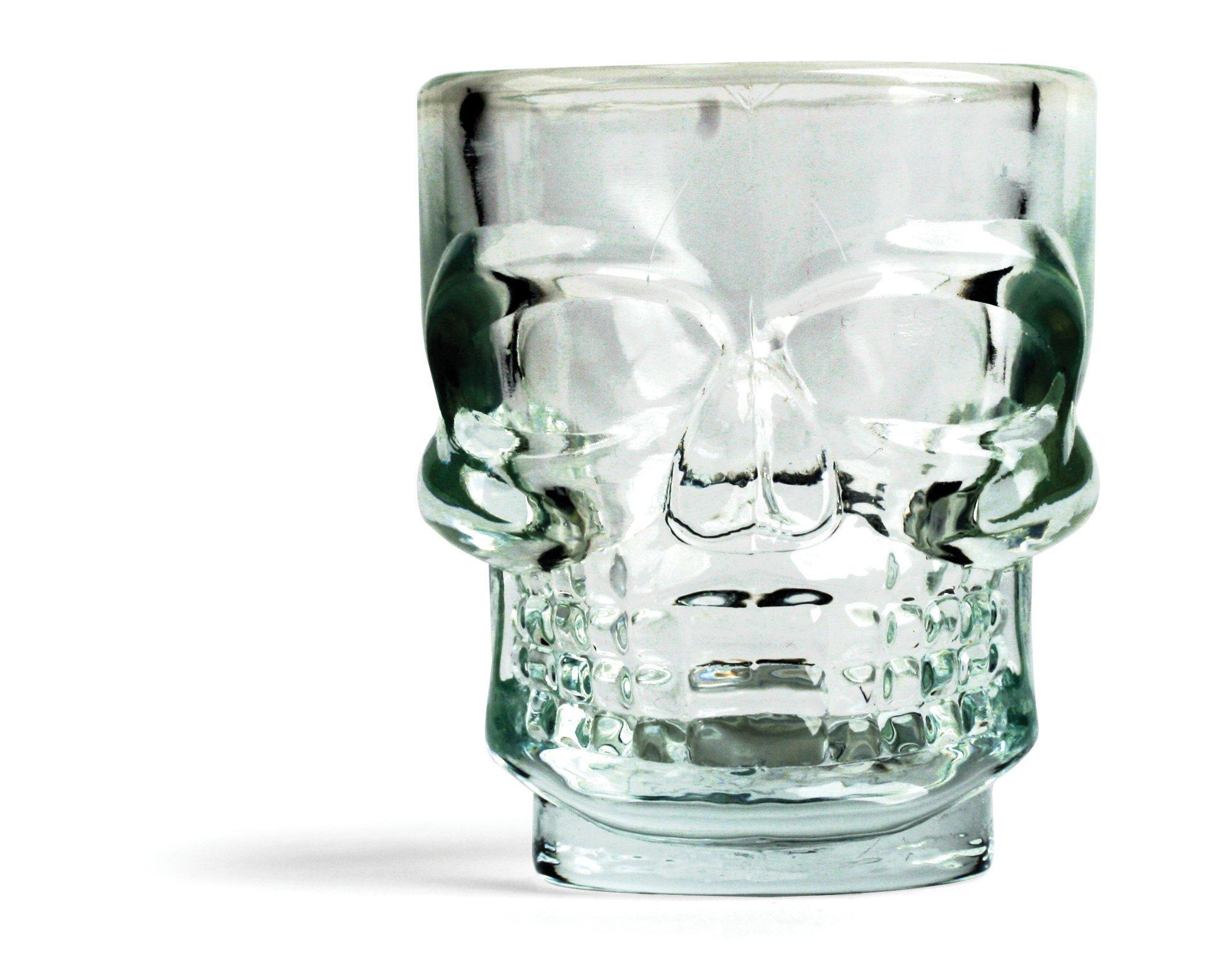 Kikkerland Kikkerland Skull Shot Glasses, Set of 4