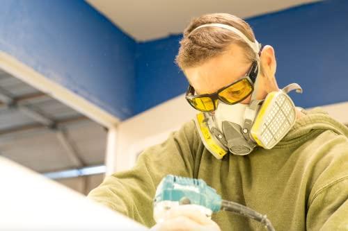 BOMBER BOMBER Safety Glasses with Yellow Lens for Men Women, z87 Safety Compliant, Matte Black Frame with Non-Slip Gray Foam Lining, Safety Glasses for Outdoor,Shooting Glasses, Safety Glasses