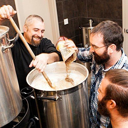 Northern Brewer Northern Brewer - MegaPot Stainless Steel Brew Kettle with Volume Markings (8 Gallon w/Valve and Thermometer)