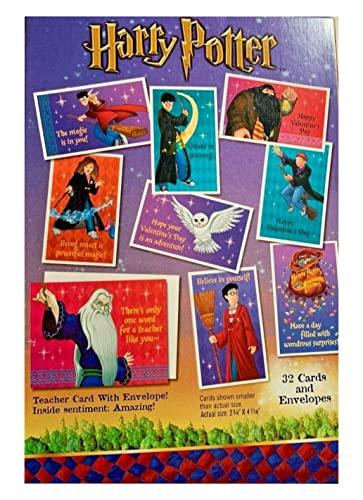 Harry Potter Harry Potter Valentines - 32 Cards with Envelopes