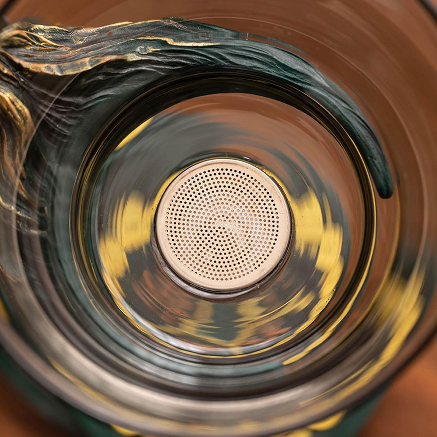 HZHXIFUF HZHXIFUF Tea Set, Afternoon Tea Set Tea Set for adultsHousehold Light Luxury Lazy Tea Making Artifact, Fully Automatic Glass Tea Set