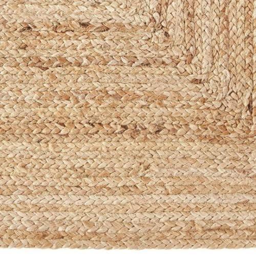 LOOM ART-HANDMADE RUGS Natural Jute Area Rugs Braided Rug Bohmian Rug Jute Runner sisal Rug Natural Fiber Rug Large Area Rug (5x9)