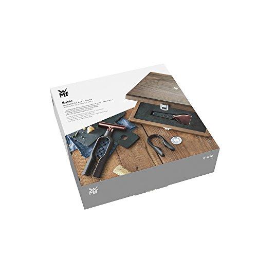 WMF WMF Baric Sommelier Wine Set 3-Piece Walnut Wooden Box Corkscrew, Foil Cutter, Bottle Stopper, Copper