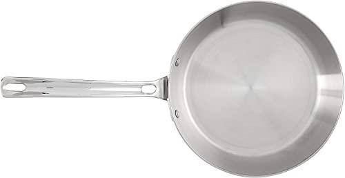 Viking Culinary Viking Culinary Contemporary 3-Ply Stainless Steel Nonctick Fry Pan, 10 Inch, Ergonomic Stay-Cool Handle, Dishwasher, Oven Safe, Works on All Cooktops including Induction
