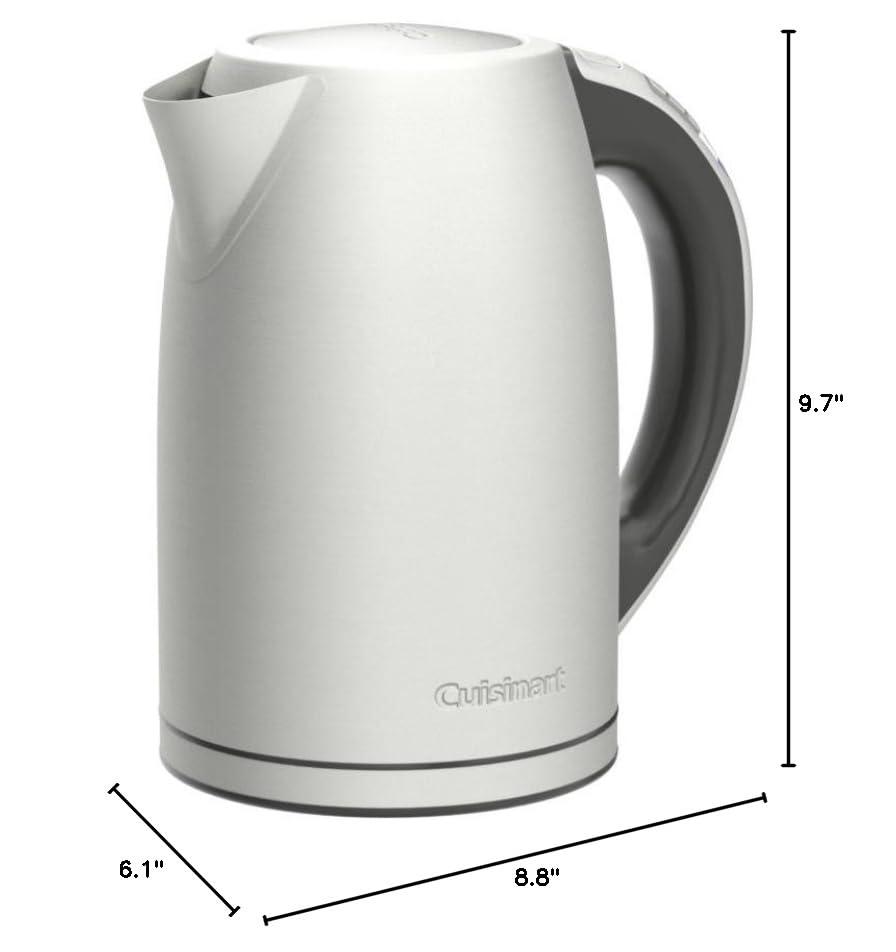 Cuisinart Cuisinart 1.7-Liter Stainless Steel Cordless Electric Kettle with 6 Preset Temperatures