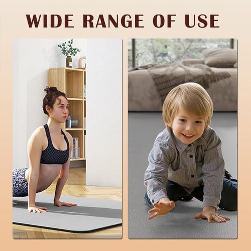 vhdurike vhdurike Extra Large Heated Floor Mat, Adjustable Temperature Electric Heated Foot Warmers, Radiant Heated Area Rug, Carbon Crystal Heating Pad for Office Home,150x200cm