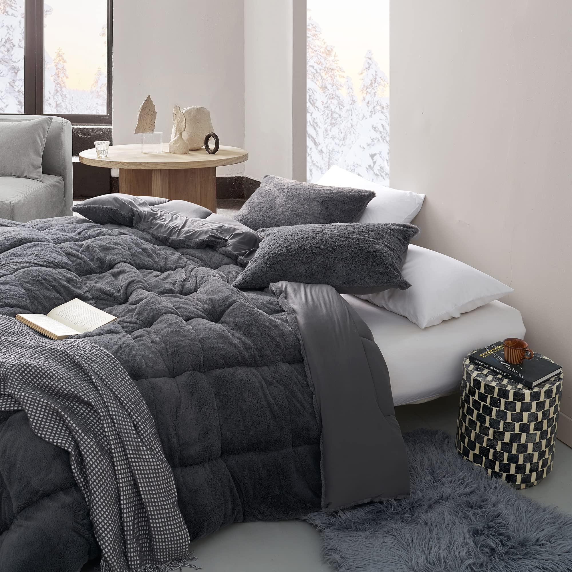 Byourbed Byourbed are You Kidding Bare - Coma Inducer Queen Comforter - Charcoal Gray