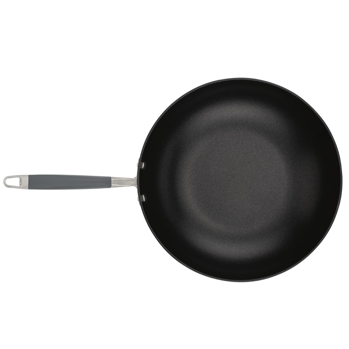 Anolon Anolon Advanced Home Hard-Anodized Nonstick Open Stock Cookware- Woks (12-Inch Open Wok, Moonstone)